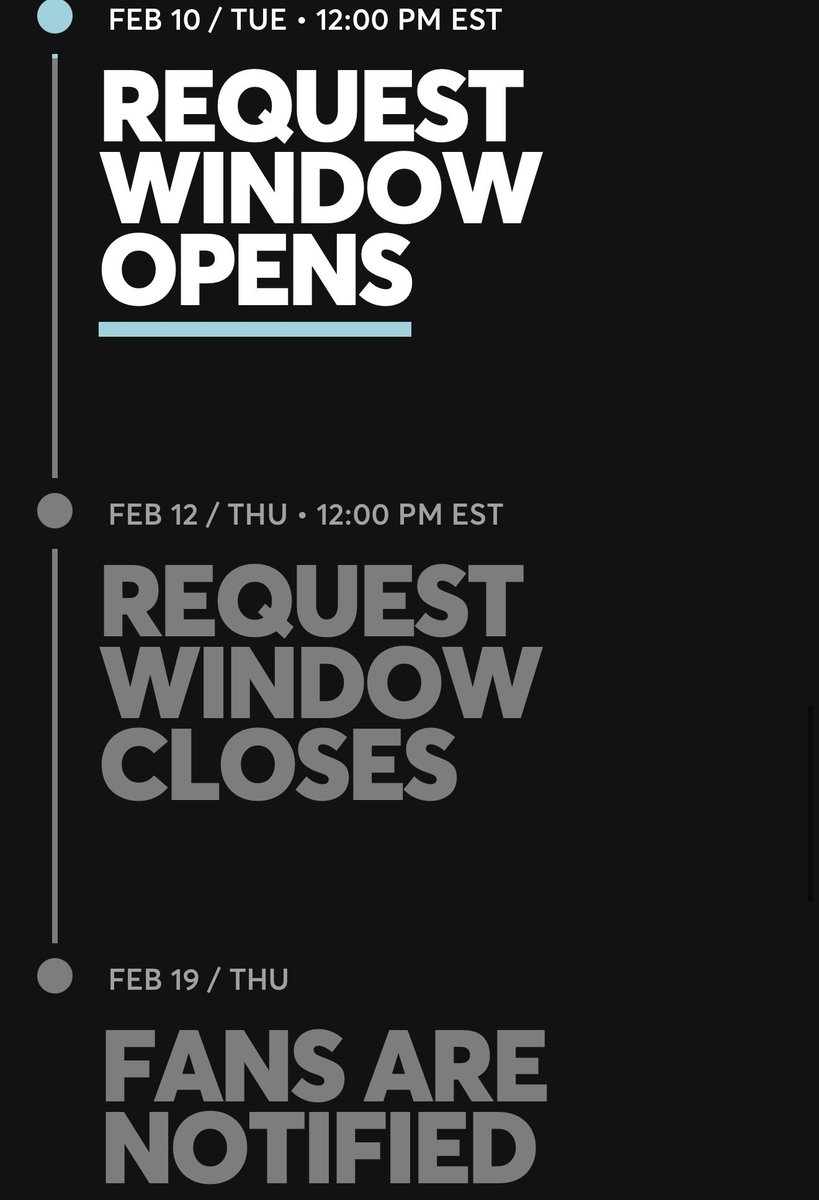 GrandeTourNews's tweet image. Fans who are selected for tickets will be notified on Thursday February 19th!