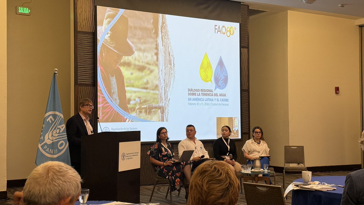 FAO_Colombia's tweet photo. ¿Qué puede aportar Colombia al debate regional sobre gobernanza del agua? En el #DiálogoRegionalAgua, el panel de #ScaleWat comparte aprendizajes desde la experiencia territorial y de política pública. 💧🌎
#GobernanzaDelAgua https://t.co/Fp23MWbUwy