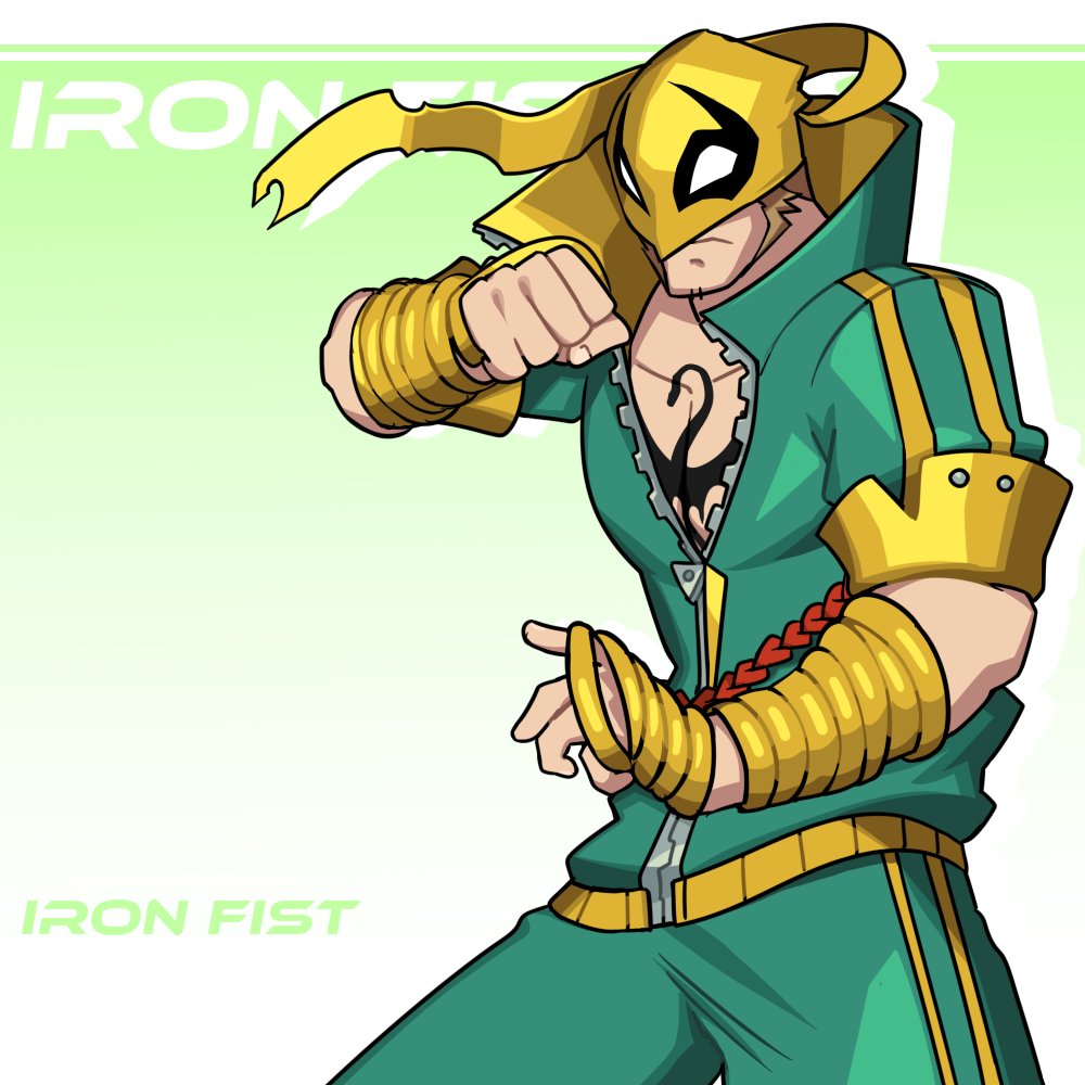 Lu_Nachi's tweet photo. The immortal Iron Fist!
Drawing Marvel Characters in my style
(3/X) Iron Fist Danny Rand! https://t.co/l0MlzT1peh