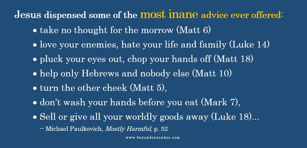 <a href="/Coachjv_/">Coach, JV</a> Don't have to, he's self-mocking. The Gospels portray him as being a blithering idiot. You should read them.