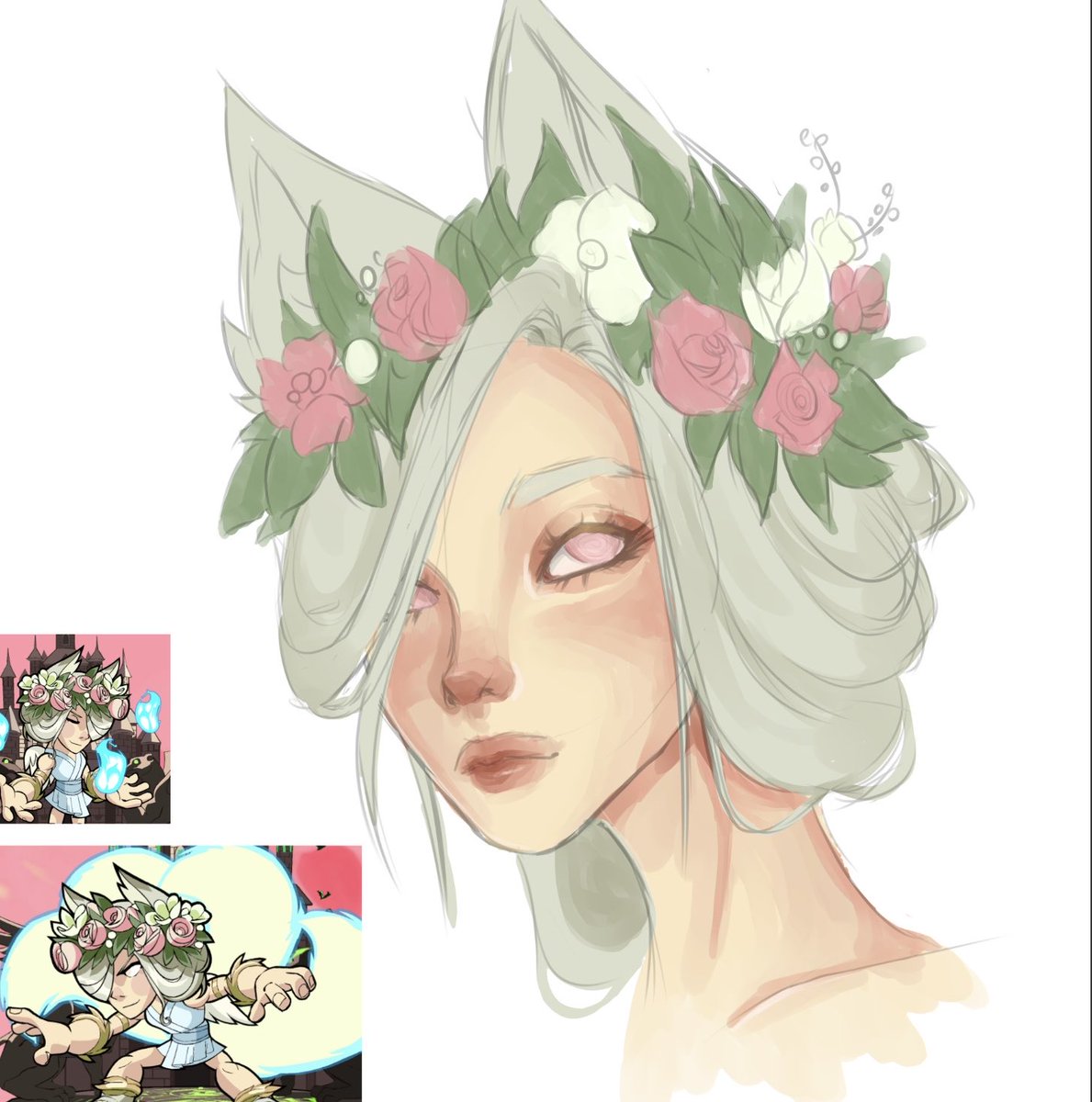 First little bit of something in a while, might work on her a little more later today