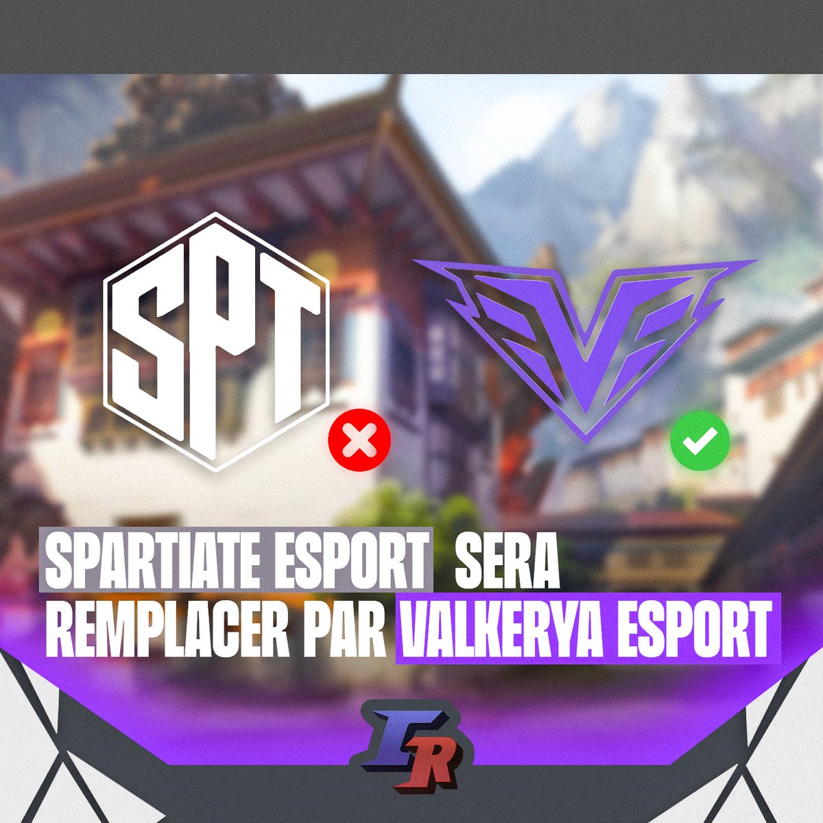🚨Actualité Golden Road🚨

Malheureusement après une égalité et une défaite, SPARTIATE ESPORT voit sont rosters disband.

<a href="/ValkeryaEsport/">Valkerya_Esport</a> vient remplacer cette structure !
Bienvenue à vous dans l'aventure !

Les matchs précédemment joués résulteront en une égalité parfaite.