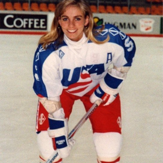 flapprdotnet's tweet photo. Ppl forget that Ellen Hughes raised three stud NHLers and was a cutie star for Team USA in the 1990s https://t.co/taKLEpBScB