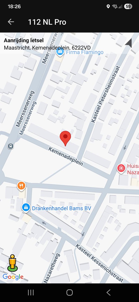 Aanrijding met vermoedelijk letsel in Maastricht