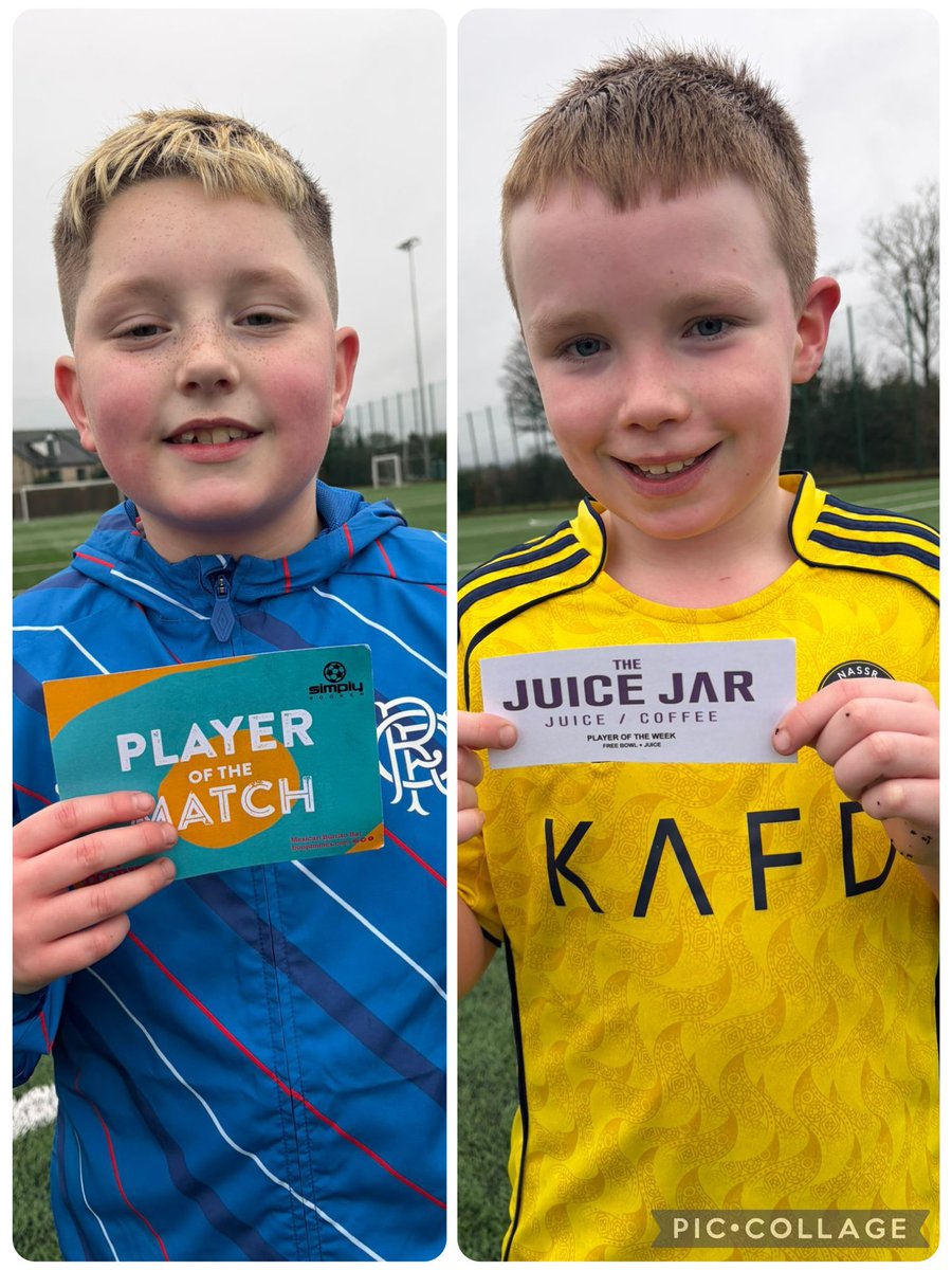 Half Term Camp Day 1 

2 of our player of the match winners 👏

<a href="/boojummex/">Boojum</a> 
<a href="/GymcoBelfast/">GymcoBelfast</a> 
Greens Pizza 
Ulster Property Sales Lisburn Road apachepizzanorthernireland
the juice jar

Please fav and repost for all to see 👀 

Simply Fun ⚽️ Simply Football ⚽️ Simply Socker