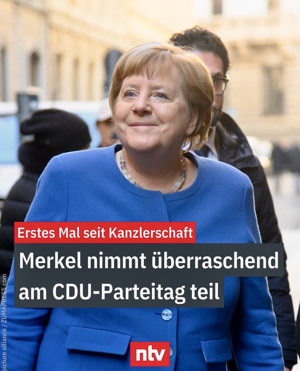 Die schlimmste Heimsuchung Deutschlands seit dem 2. Weltkrieg kann es einfach nicht sein lassen.
Sie folgt weiterhin ihrem Auftrag: Zerstörung!

#Merkel #Parteitag