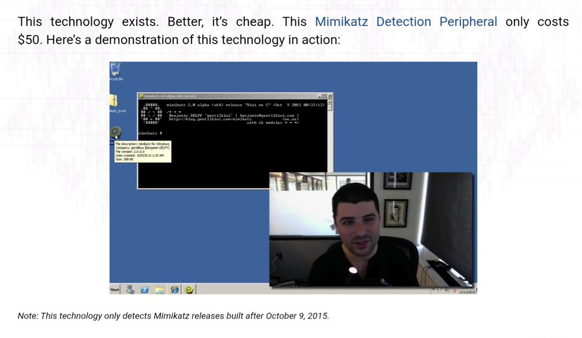 "what is the difference between malware &amp; a red team tool?"

my 🧠: github.com/gentilkiwi/mim…