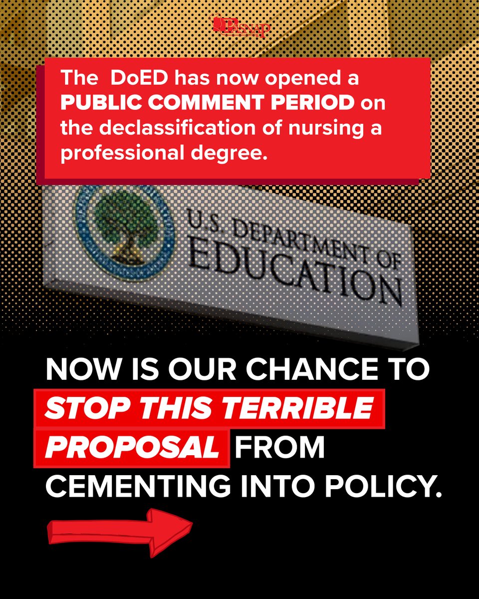 PennaNurses's tweet image. Calling all nurses or nursing students – we only have until MARCH 2nd to take action!

✅ Submit a public comment to let the Department of Education know nurses ARE professionals (link in bio) #nursesunite