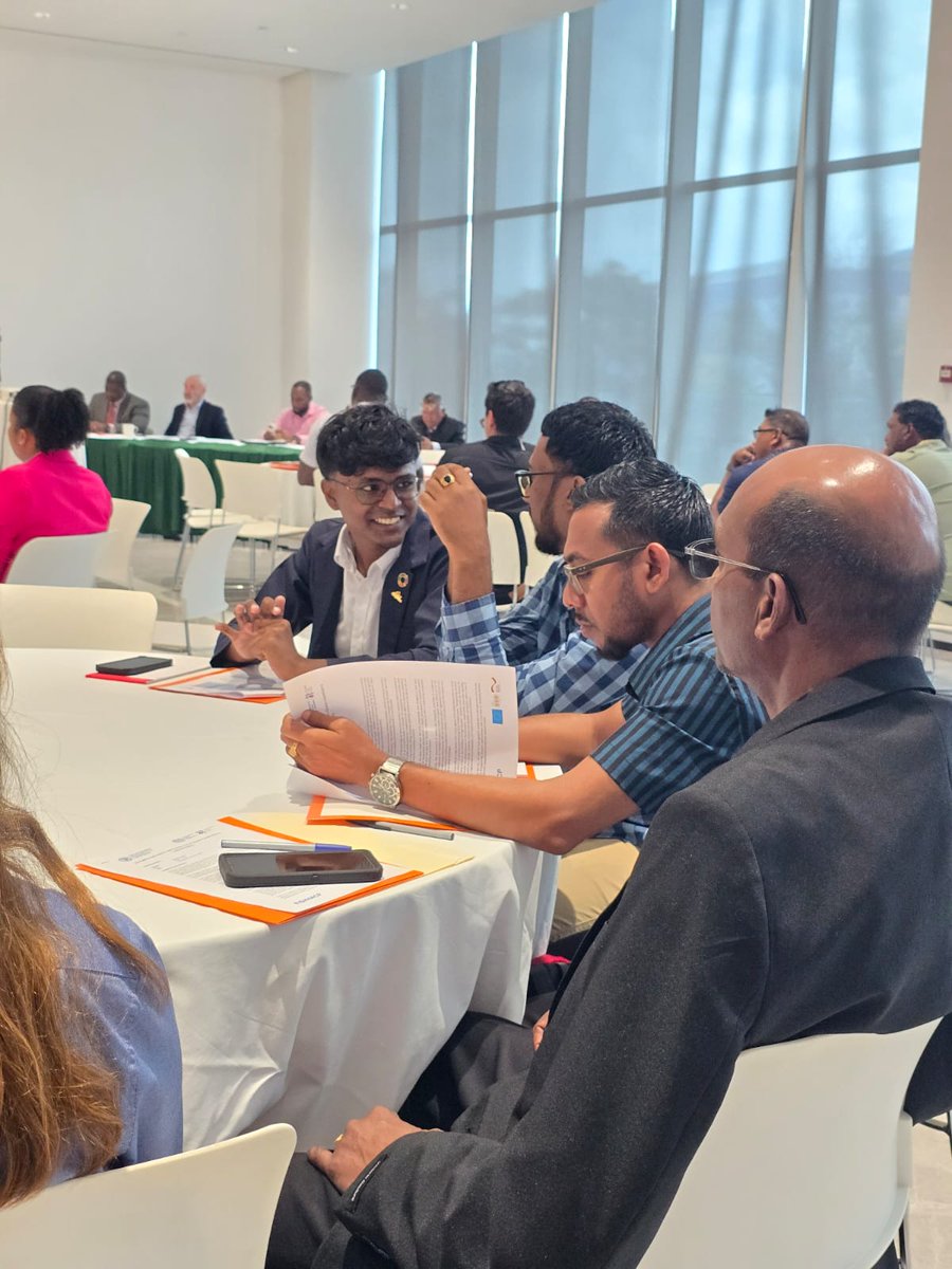 FAOCaribbean's tweet photo. "The event opened my eyes to all the things required to run a coop and was great for networking with new people" said Rory Osborne, a Fish Coop Rep in 🇬🇾 - sharing his views at @FAO #FISH4ACP workshop - an #ILO, #ITC, Gov't #GBTI #GCCI, #IPED @EU_eeas & Fish Coops partnership. https://t.co/r8ZwuacDqz