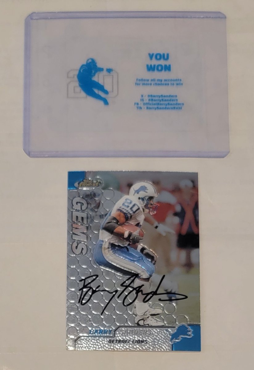 Barry Sanders tweet media