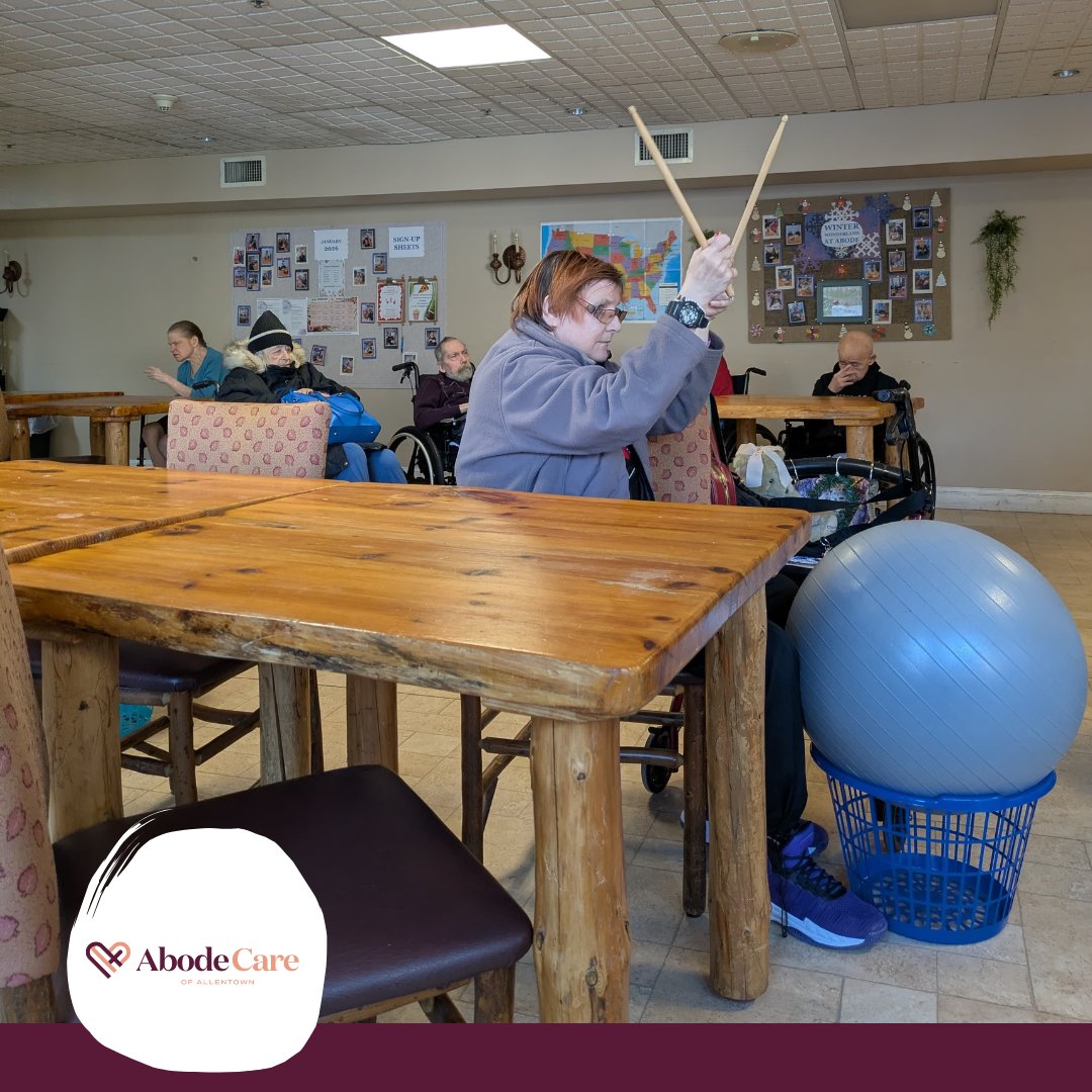 Abodeallentown's tweet image. We got our cardio in and had a blast with Drum Fit! 🥁💪 Great energy, fun beats, and a full-body workout all in one.

#DrumFit #CardioFun #FitnessWithFriends #HealthyLiving #SeniorWellness #ActiveLifestyle