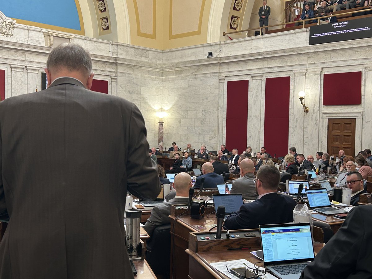 West Virginia delegates engage in long debate over absentee ballots and deadlines. <a href="/wchs8fox11/">Max</a> tonight