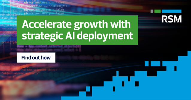 From forecasting to customer engagement, AI is transforming operations. Learn how to build a roadmap that fits your organization and unlocks sustainable growth. rsm.buzz/3O8kxUX