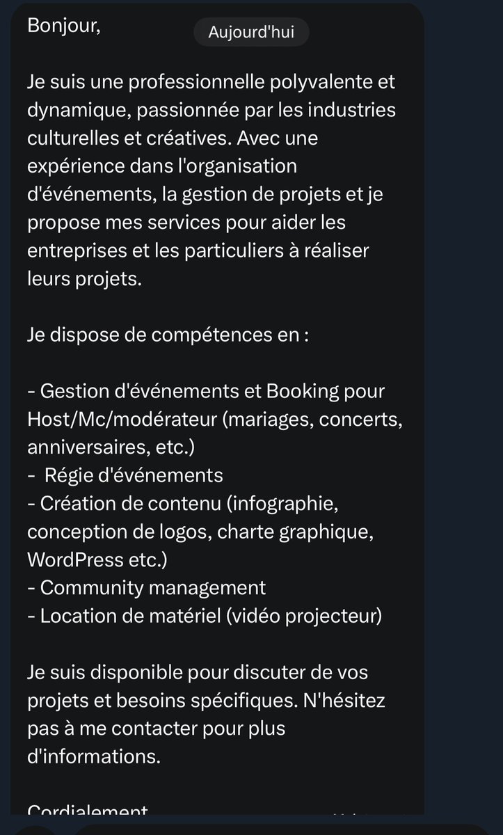 On dit toujours que Twitter fait des miracles. 
Une jeune sœur camerounaise est à la recherche du travail. 
SVP max de retweet pour lui permettre d’en trouver ou si vous êtes intéressés par ses compétences veillez signaler en commentaire ou Dm. Et je passerai le relais. Merci