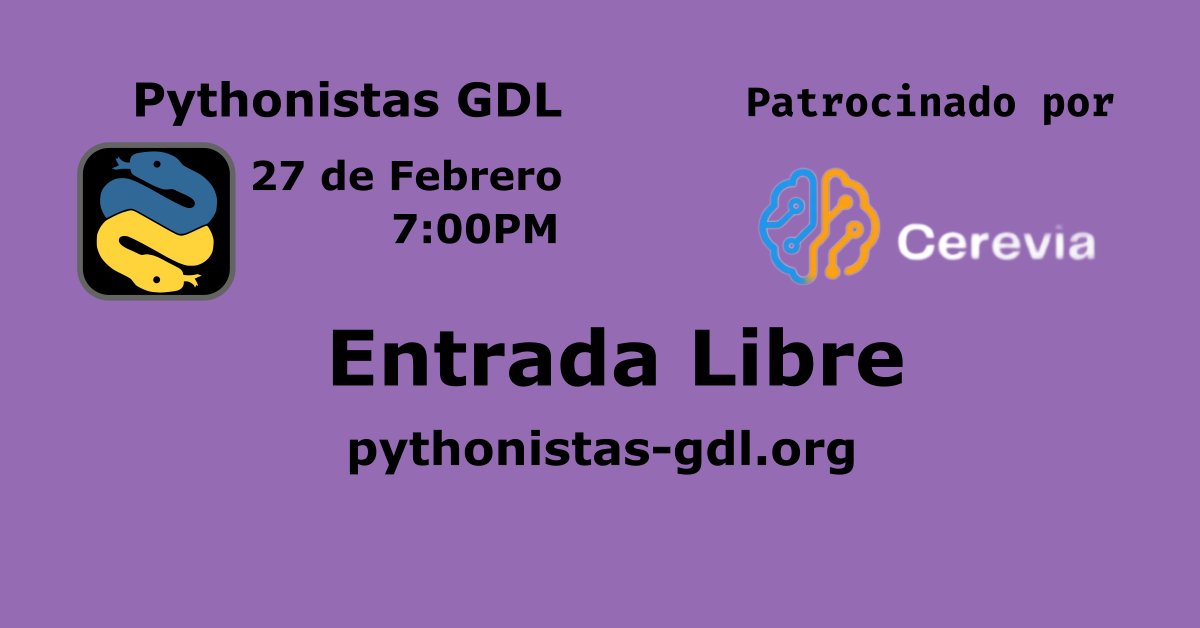 pythonistas-gdl tweet media