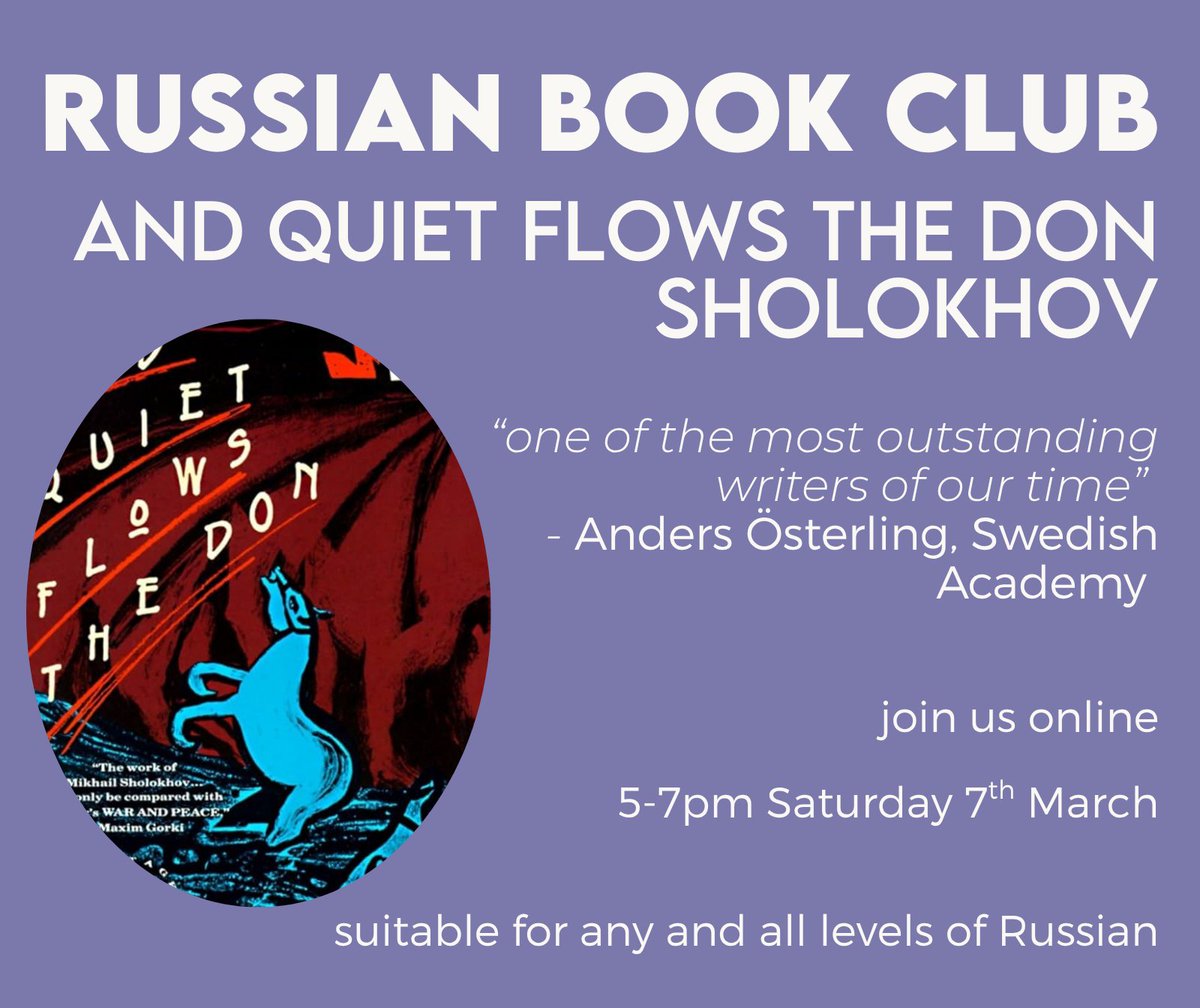 Discuss a masterpiece of Russian literature. Find out more and sign up here: russiancentre.co.uk/event/russian-…