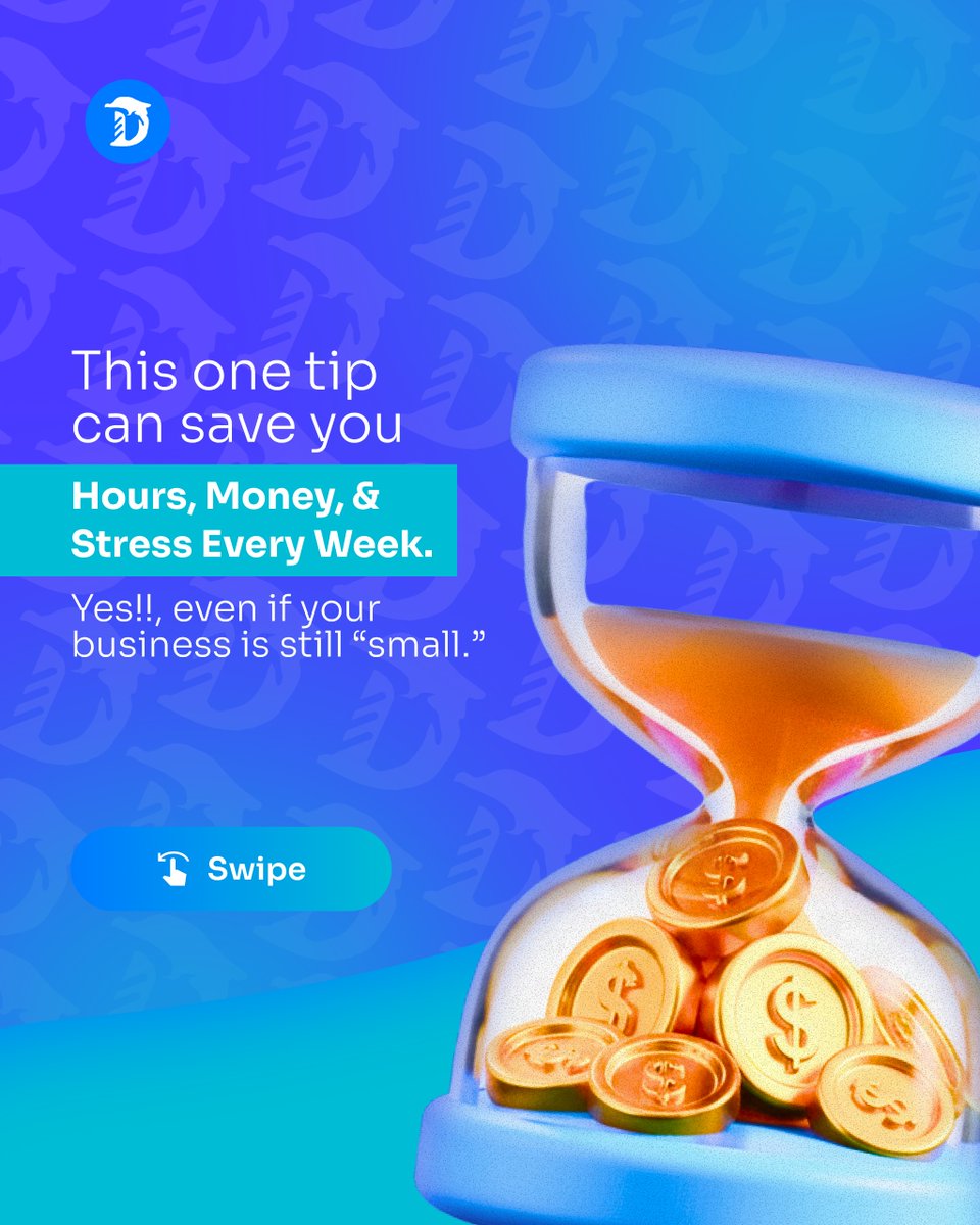 dolphlabs's tweet photo. Business growth feeling heavy?

Stop doing what tech can do. Automate repetitive tasks and get hours back today!! 

We can build simple and smart systems for you.

What’s your biggest timewaster?

#BusinessGrowth #WorkSmarter #DolphTech #TechForBusiness #ProductivityHacks https://t.co/y7qh1Uhh46