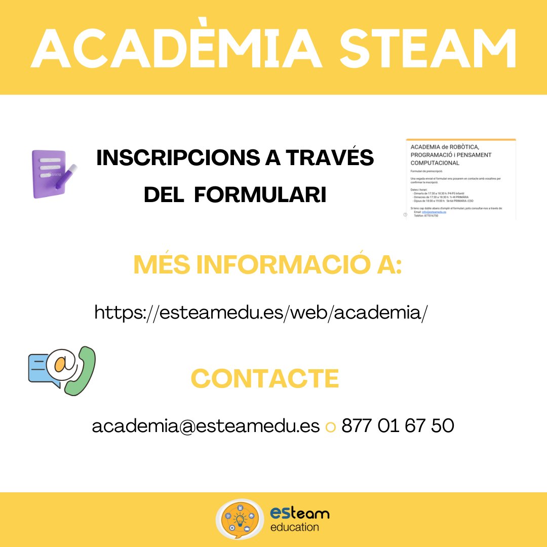 eSTEAM education tweet media