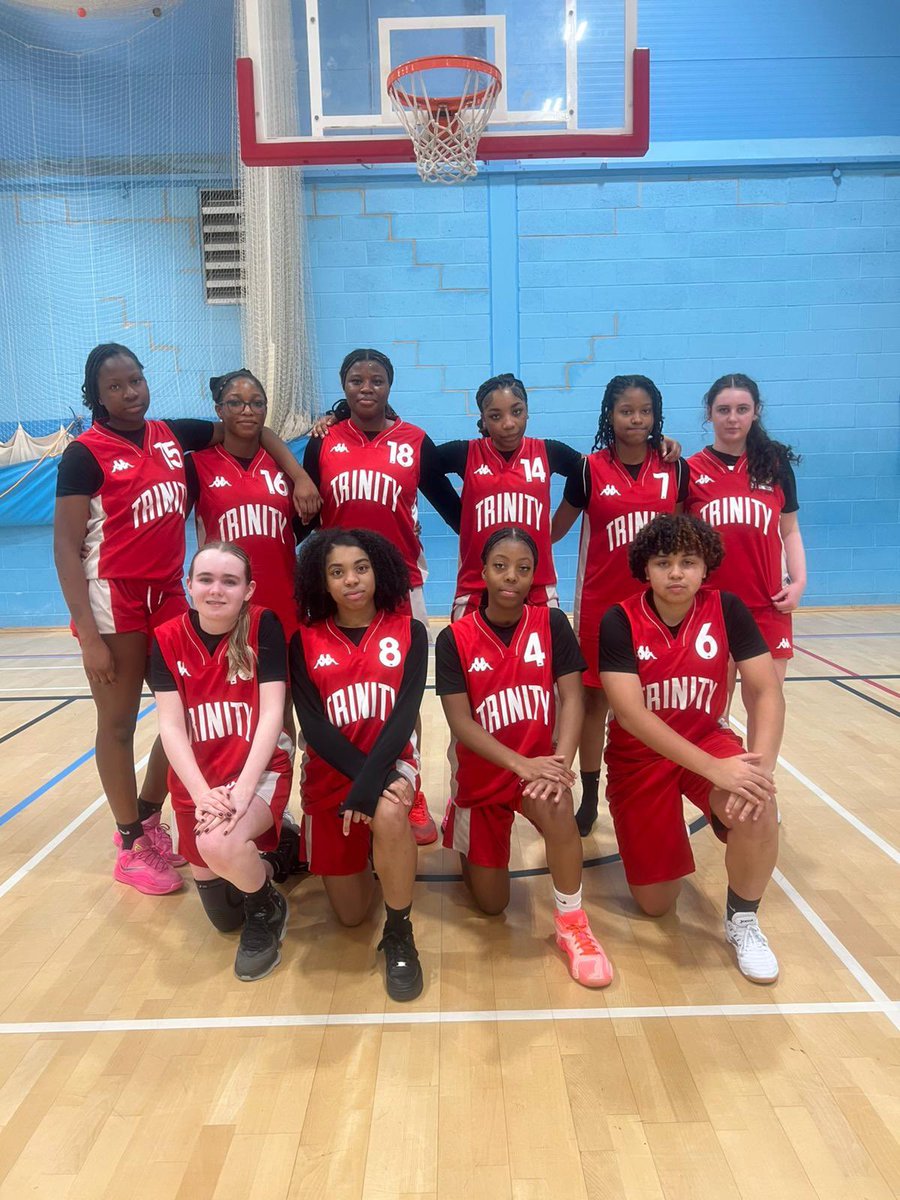 TrinityHighPE's tweet photo. U19 Trinity travelled to play Northampton in the QF’s today. Unfortunately the opposition was too strong, with the game ending 73-51 to them. Joint MVP’s go to Chichi &amp; Taz for their fighting spirit all game. #TeamTrinity #Oneteam https://t.co/1kc6ZJBV7I