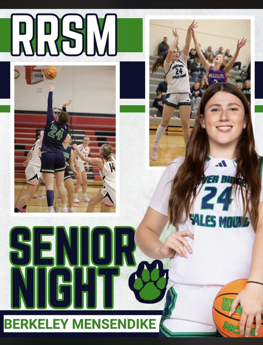 berkeleymhoops's tweet photo. Senior night tonight! Grateful for this program always 💚💙 https://t.co/0oyY30mVdJ