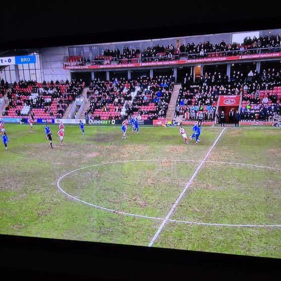 The state of some EFL pitches atm 😍😍😍

Proper football..