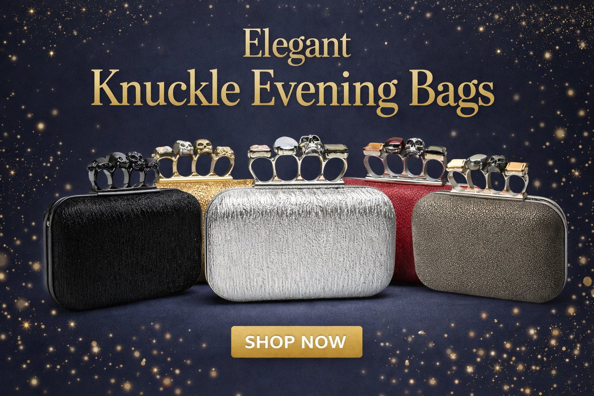 FashionW's tweet photo. Discover our Best-Selling Knuckle Evening Bags — the perfect blend of elegance and edge.

https://t.co/xGrBV8Q9sR

#EveningBags #KnuckleClutch #StatementStyle #LuxuryAccessories #GlamLook #NightOutStyle #FashionFinds #ShopNow #FashionWholesaler https://t.co/nskCu8Ereb
