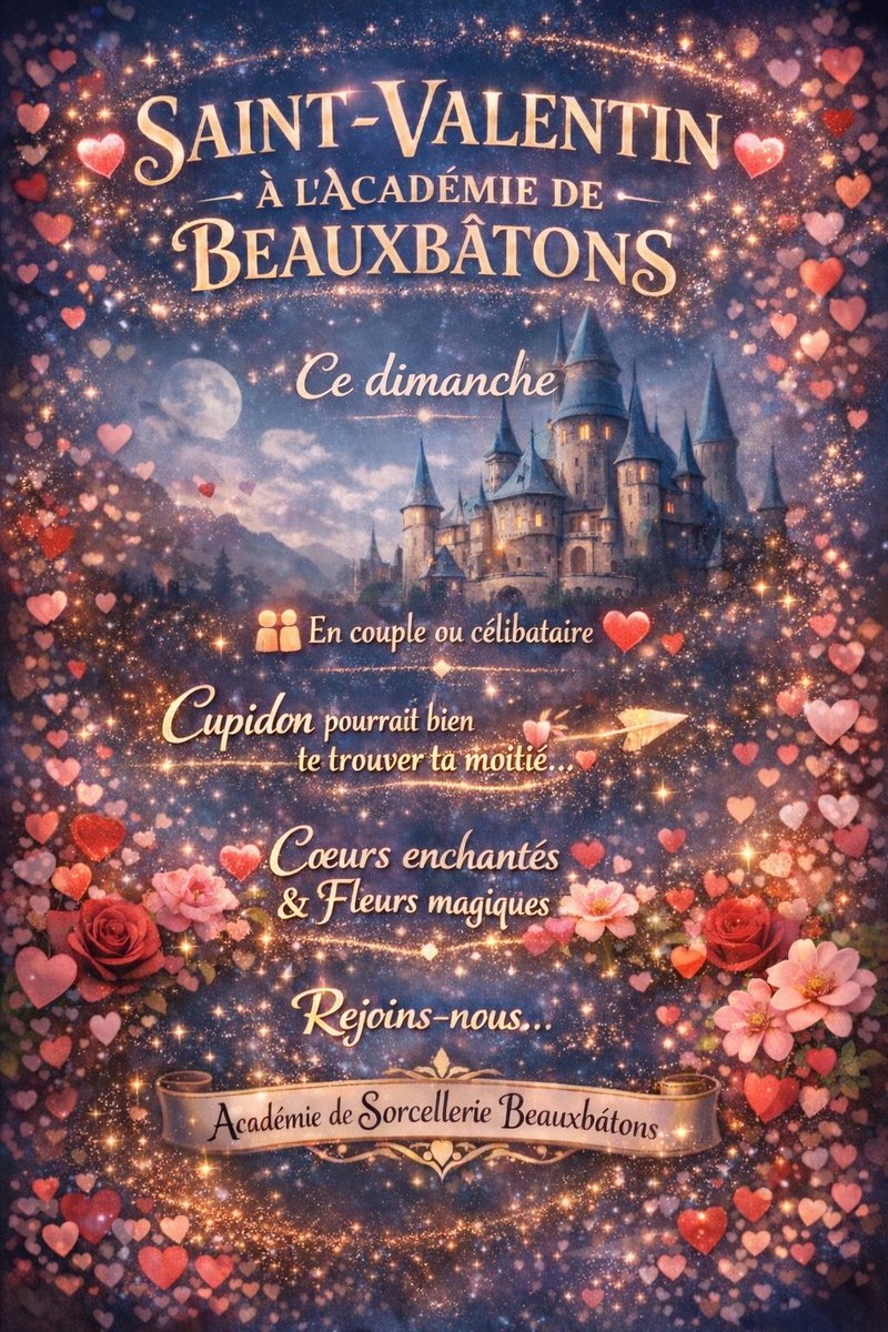 Académie Magique Française "BeauxBâtons" tweet media