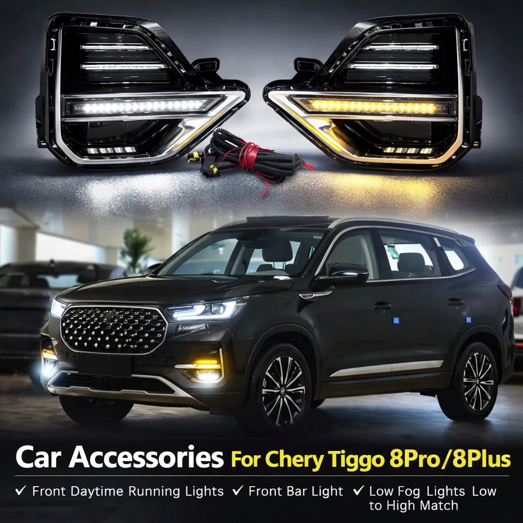 elsehemy22's tweet photo. Luces de circulación diurna (DRL) y antiniebla para Chery Tiggo 8 Pro / 8 Plus.
Kit de actualización de gama baja a alta para mejorar la visibilidad y estética + 50% DTO.

https://t.co/NSl0rcasWF

#DriveX_Chery_Parts #Tiggo8Pro #Tiggo8Plus #Chery https://t.co/OF5OaMj1fr