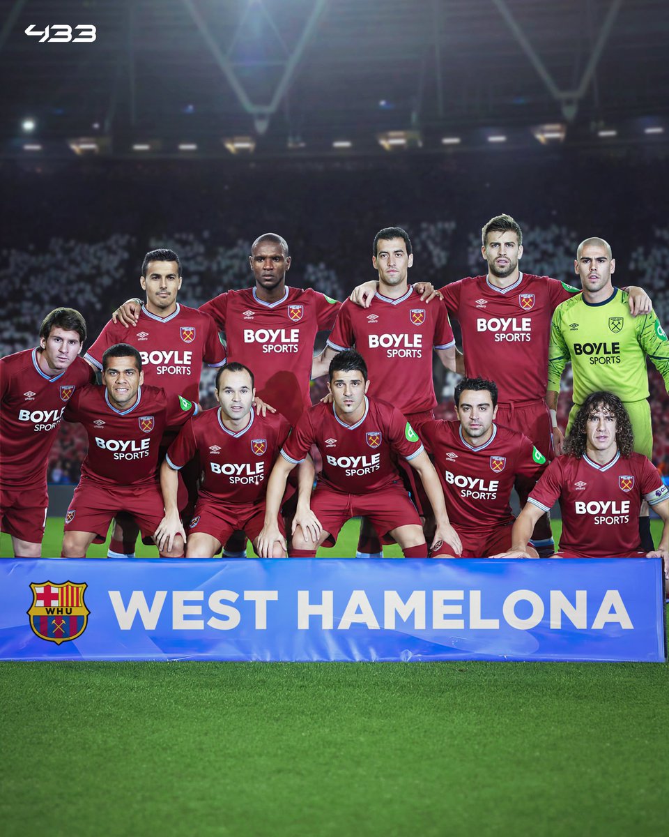 433's tweet image. West Ham today: