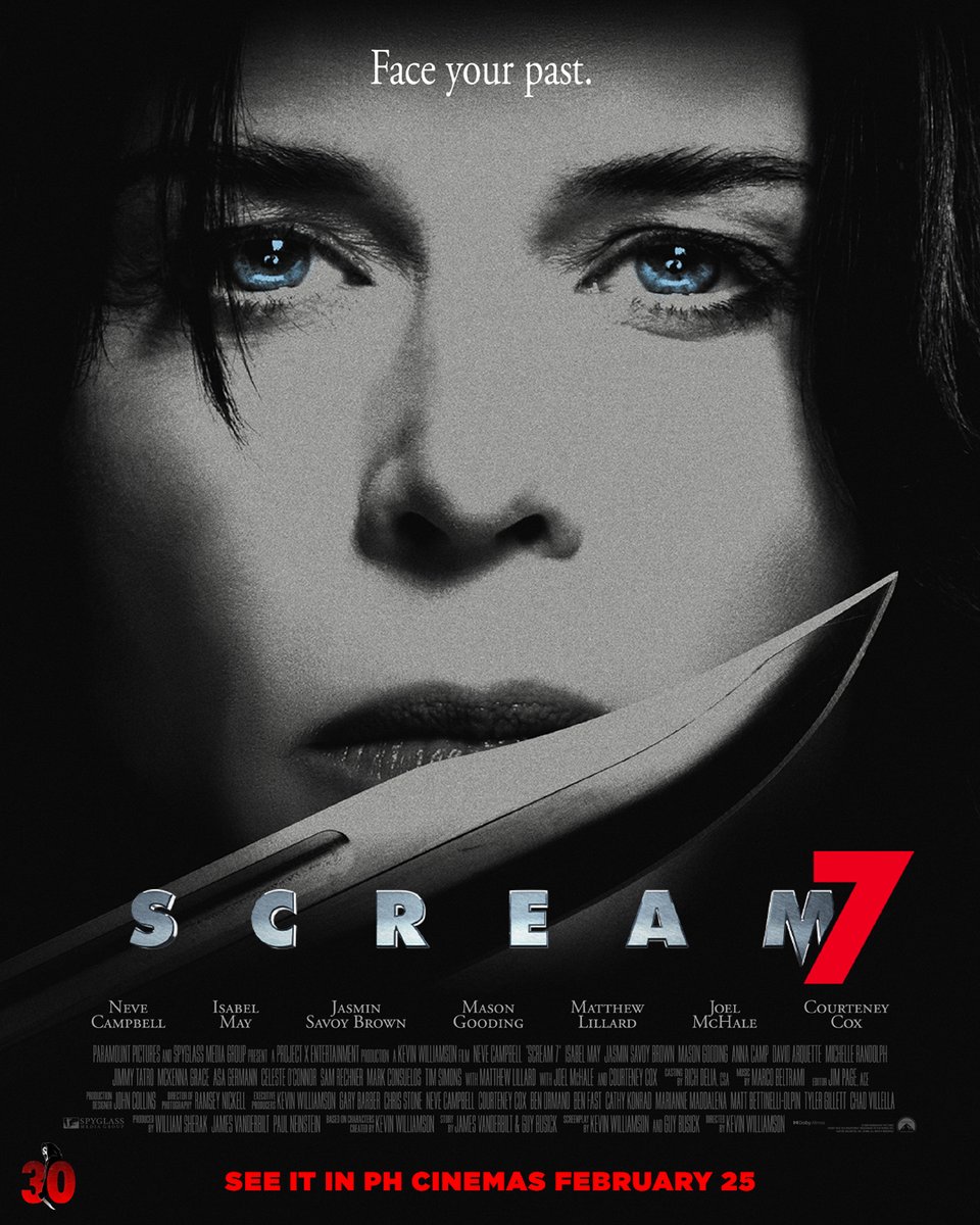 Face your past. We can’t wait to hear you scream at the movies. #Scream7 - In PH cinemas FEB 25.