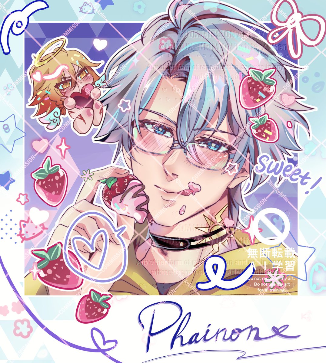 Choux_krim's tweet photo. / phaidei , Phainon x Mydei
#phaidei comms for anon at Vgen! Thank you for the patronage
#chiecomms  #VGenComm https://t.co/6Kgngh3wyu