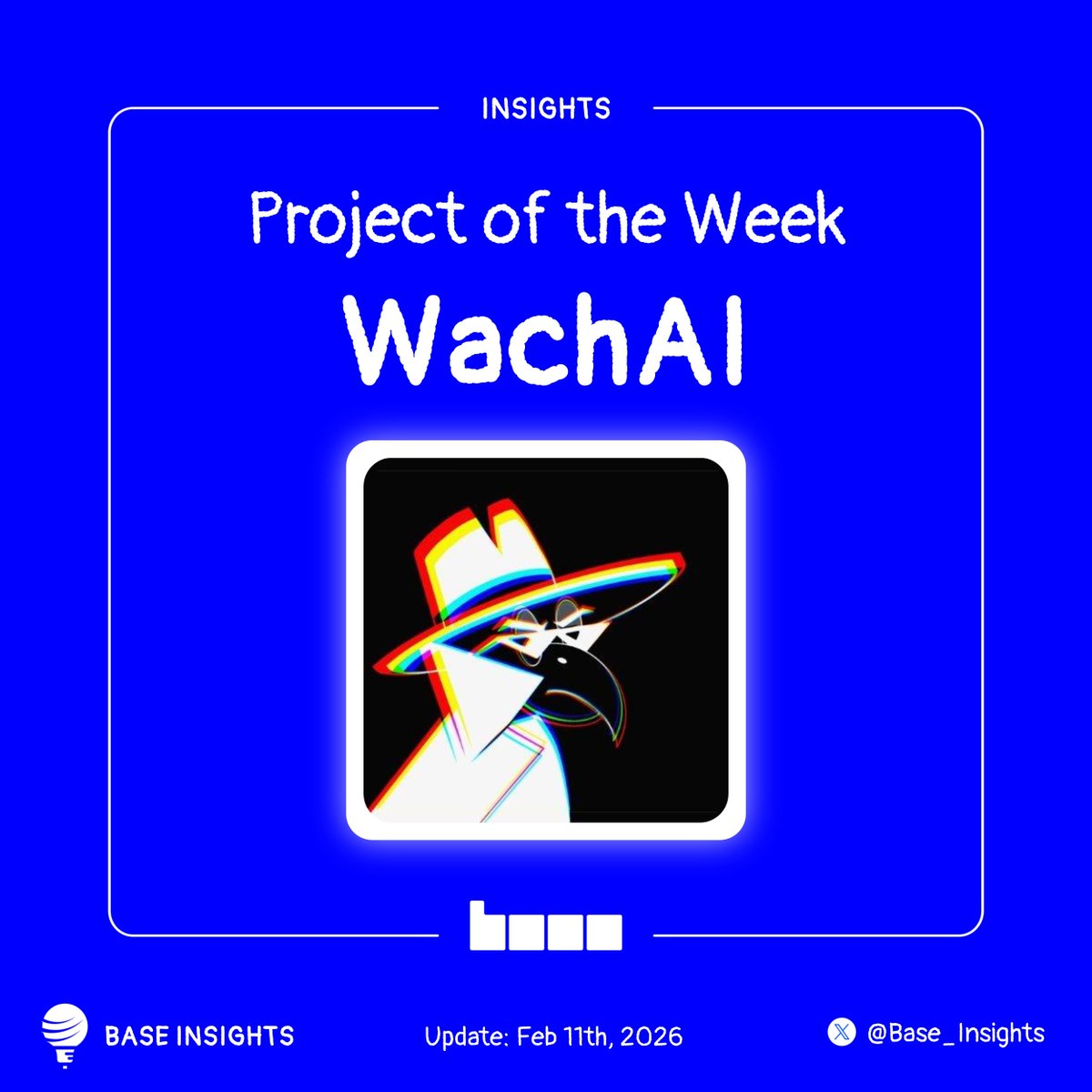Project of the Week – <a href="/Wach_AI/">WachAI</a>

WachAI is the verification powerhouse for AI agents, securing DeFAI with onchain proofs, real-time risk scans, and deep integrations that make autonomous agents credible and safe across booming ecosystems like OpenClaw and Moltbook.

Why risk your