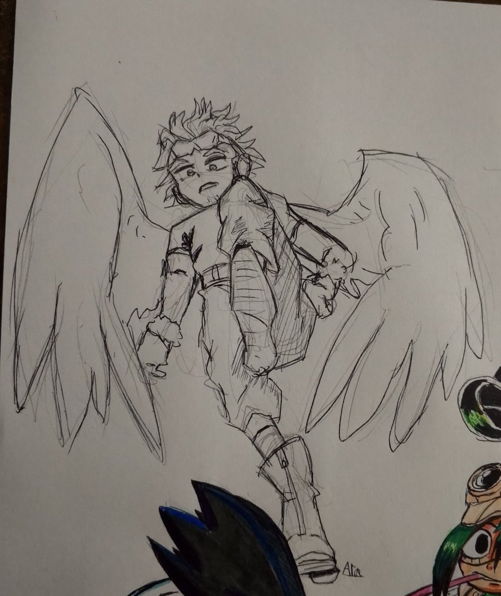 Miauart15's tweet photo. Día 1
Dibujando con la mano zurda.
Que opinan 🤔
Me encanta Hawks ❤️
(Me lesione mi mano derecha y estoy tratando de no usarla).
#MHA #Haks #myheroacdemia https://t.co/5b6BYLjGQc
