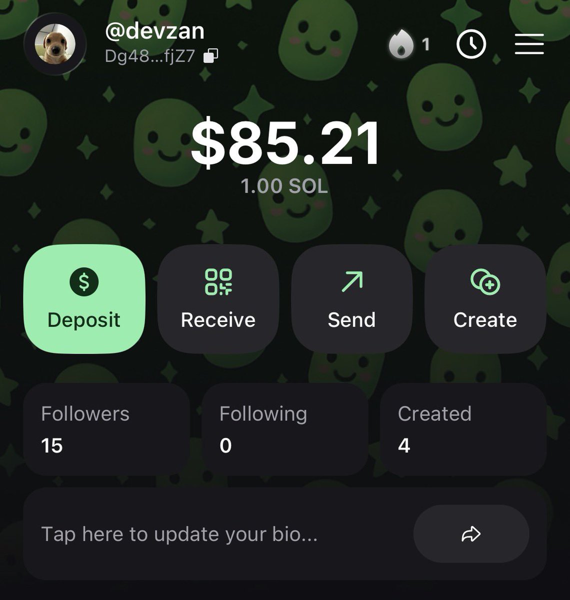 zandyor's tweet image. I am back as promised :)

Time to start the 1 sol —&amp;gt; 100 sol challenge

Last time it took me about 7 days, will try doing it faster this time

If you want to follow want to follow along, comment below and I’ll send you an invite to the call group

Gonna lock comments in 24 hours