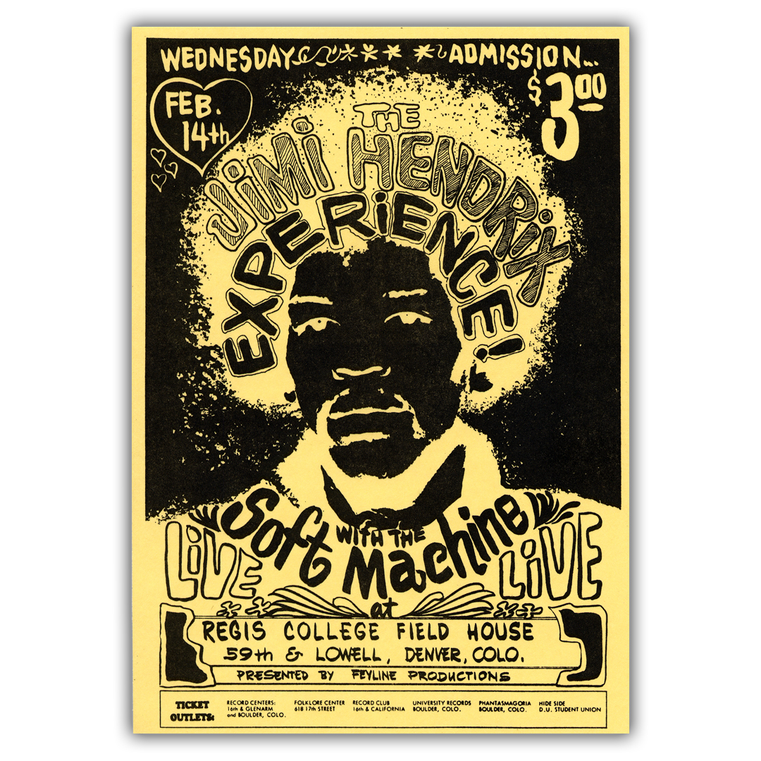 On February 14, 1968 The Jimi Hendrix Expereince performed at