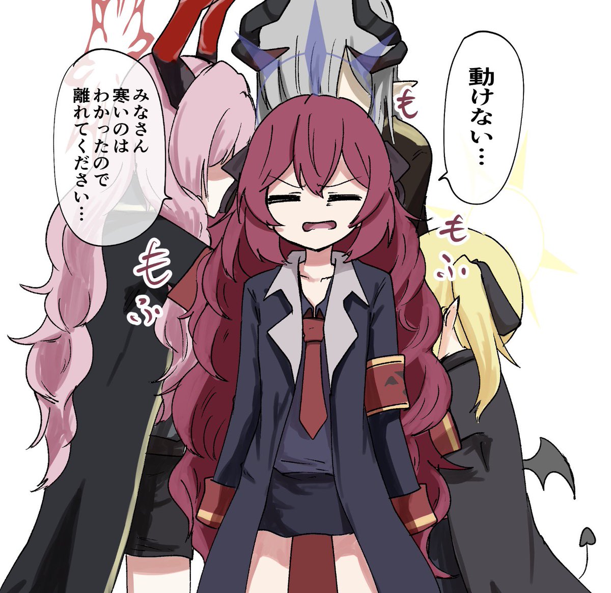 寒い日の万魔殿にありがちな光景 