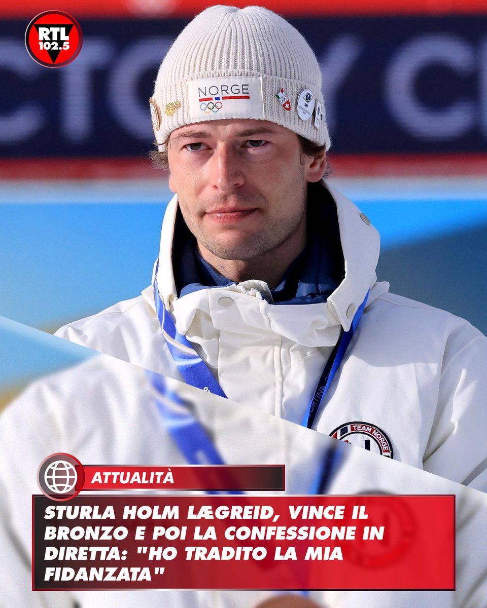 rtl1025's tweet image. 💔  Il norvegese Sturla Holm Laegreid, dopo aver vinto la medaglia di bronzo nella 20 km maschile di biathlon, si è messo a piangere durante un'intervista con l'emittente norvegese ma, col senno di poi, non era solo emozione per il risultato. Infatti il 28enne, al termine…