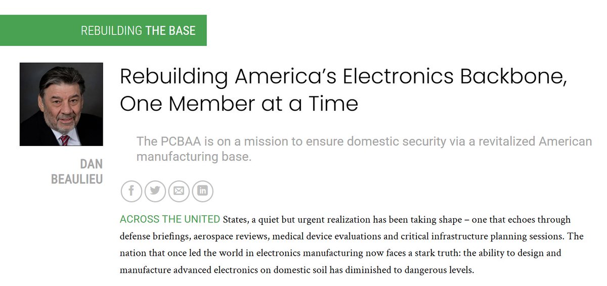 Printed Circuit Board Assn of America (PCBAA) tweet media