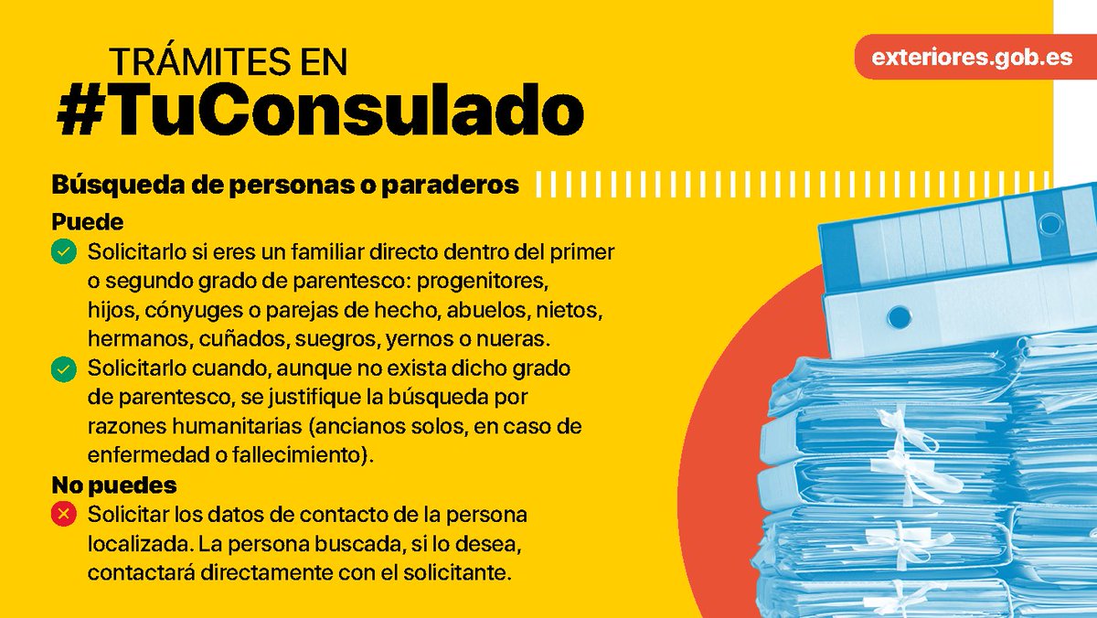 #QuiénHaceQué❔

Recuerda que en 🇦🇷 podrás encontrar #TuConsulado en

🔹 CG Bahía Blanca (<a href="/CgEspBahiaBlanc/">CGEspaña BahíaBlanca</a>)
🔹 CG Buenos Aires (<a href="/CGEspBsAires/">CGEspBuenosAires</a>)
🔹CG Córdoba (<a href="/CGEspCordoba/">Consulado de España en Córdoba</a>)
🔹 CG Mendoza (<a href="/CGEspana_en_MZA/">Consulado General de España en Mendoza</a>)
🔹 CG Rosario (<a href="/CGEspRosario/">ConsuladoEspRosario</a>)

exteriores.gob.es/Embajadas/buen…
