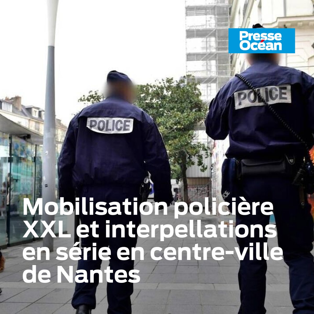 presseocean's tweet photo. 🔴Ce mardi 10 février 2026, treize personnes ont été interpellées dans le centre-ville de Nantes, lors d’une opération de contrôles grand format. Parmi elles, deux ont été placées en garde à vue pour travail dissimulé➡️ https://t.co/RmioKVGu2j https://t.co/3aCDQdcNVb