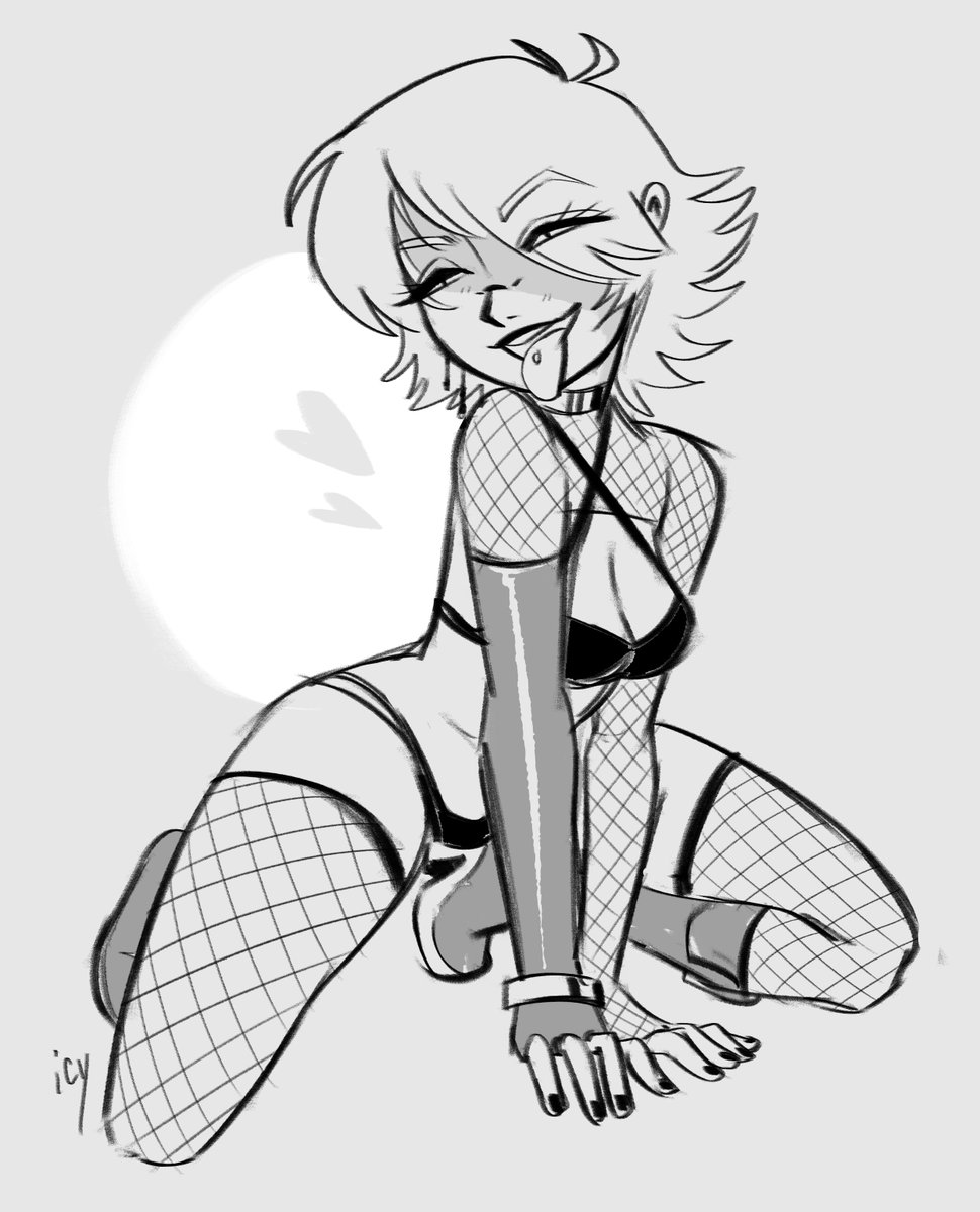 I haven't posted this yet but I always love seeing <a href="/MissIcyArt/">miss icy 😇</a> drawing my zombies!