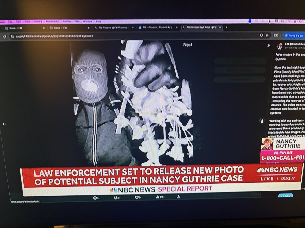 PattyTurnerTV's tweet photo. Photo of potential subject in disappearance of Nancy Guthrie released. https://t.co/h7jzTymslX