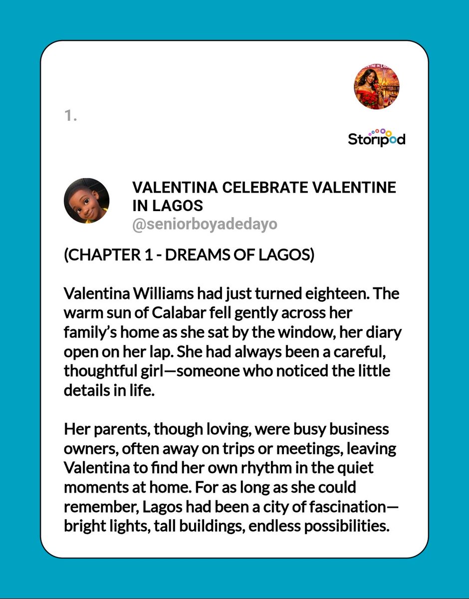seniorboyade's tweet photo. Tell me what did you love most in the story?
Do well to see a bit of the story, its incredible, loving but traumatic.
Happy Valentines Day In Advance
Be careful & Cautious
#Valentina #Celebrate #Valentine #In #Lagos #OutNow #seniorboyade #storipod #wattpad #PrimeWordBooks https://t.co/cCSUhq5x7i