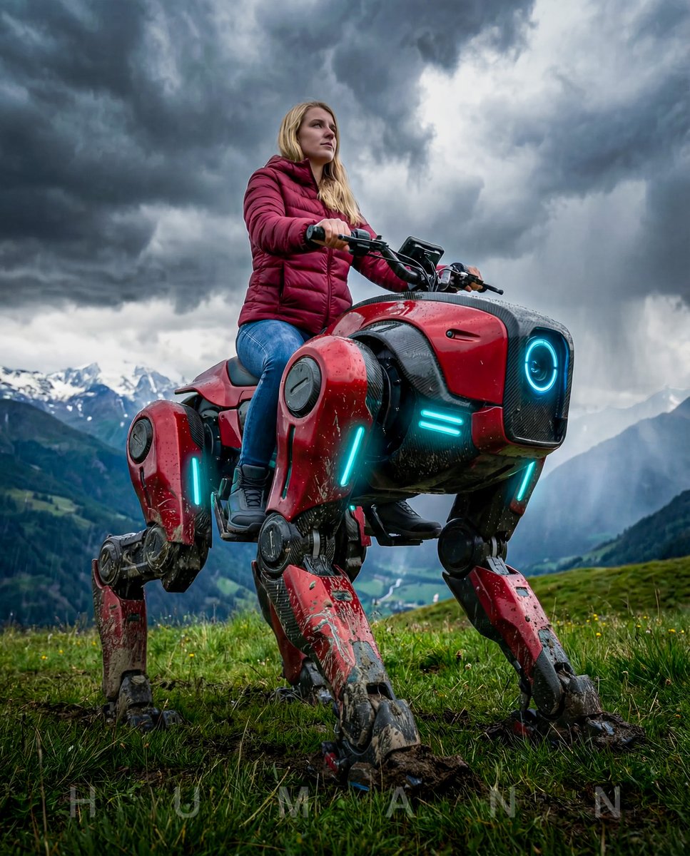 CyberCat ™
How fun would this thing be to ride? Imagine exploring open, irregular terrain were wheels are problematic.

It seems there are a few companies uniquely positioned to create a vehicle like this. I wonder if Tesla would consider manufacturing a quadruped that a person