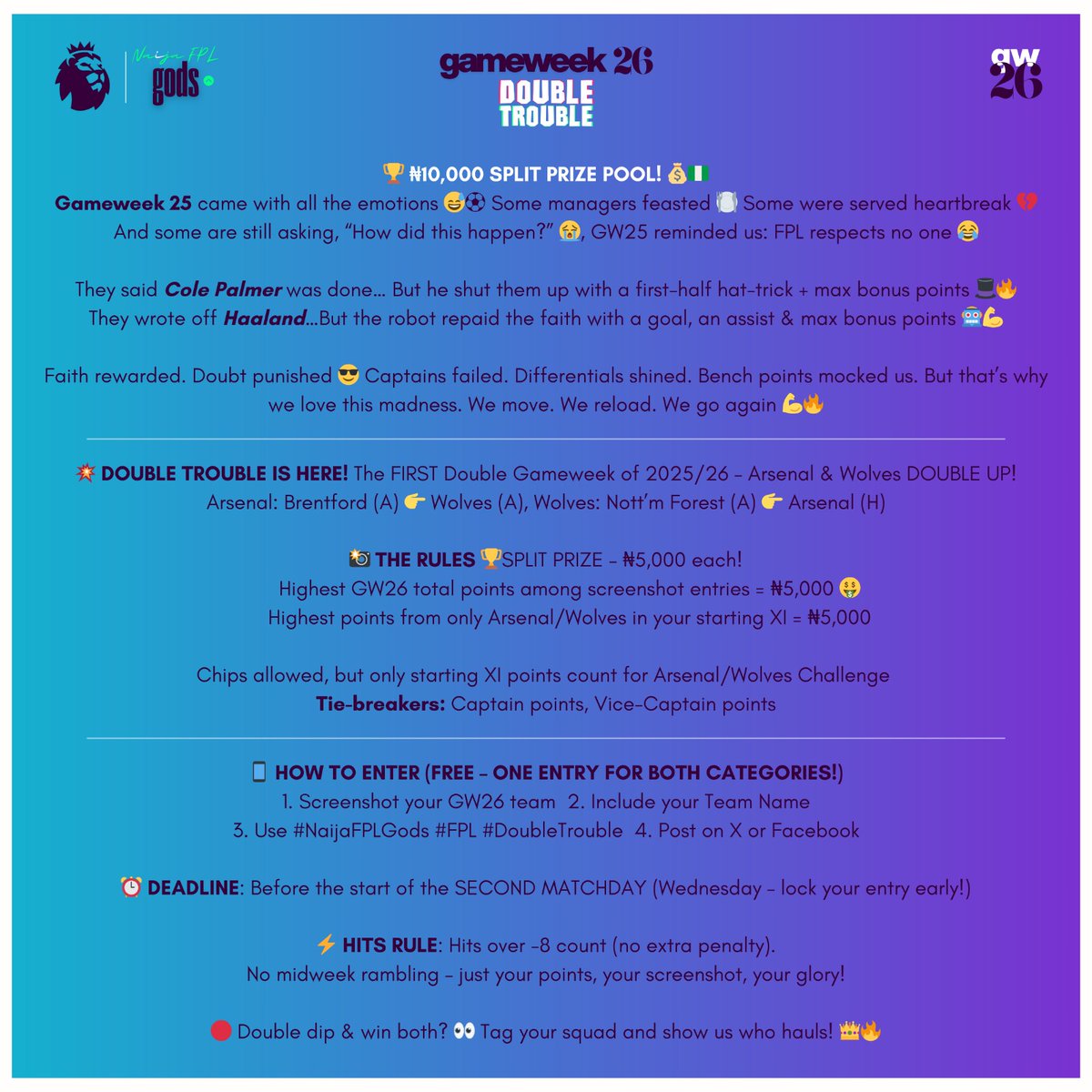 Naija FPL gods๐ญ tweet media