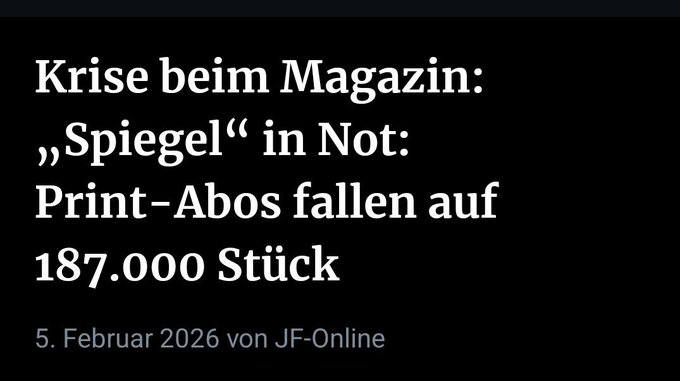 Das ist Zeitungssterben von ihrer schönsten Seite.