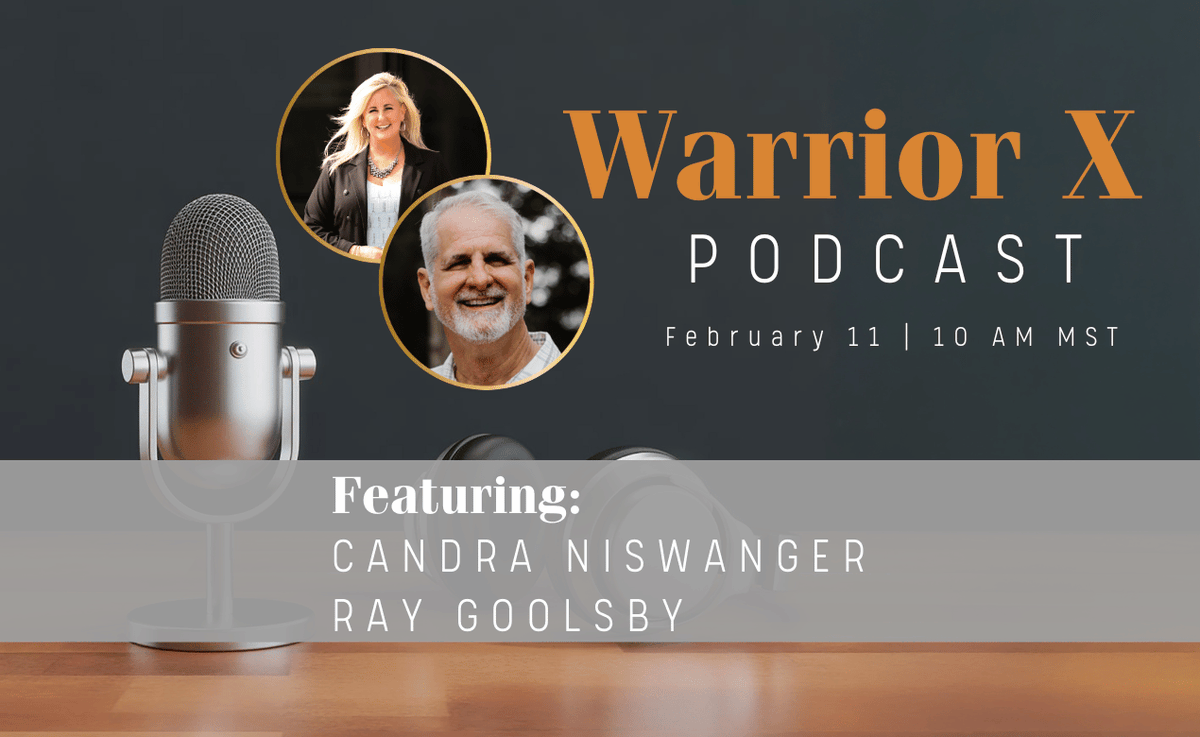 Candraall4him's tweet photo. Join Candra Niswanger &amp; Ray Goolsby for a live  Warrior X Kingdom Podcast — Where Hope Comes to Conquer.

🗓 Wednesday, February 11
⏰ 10:00 AM MST
📍 LIVE on YouTube: https://t.co/lcdWCQLDEt

#WarriorXPodcast #KingdomPodcast #WhereHopeConquers #ChristianPodcast #CandraAll4Him https://t.co/4PQsb43vxa