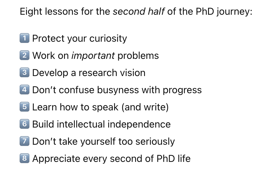 michigan_AI's tweet image. Mid-PhD in #ComputerScience and feeling unsure? 

These 8 lessons by @MKhalifaaaa Muhammad Khalifa (PhD, Michigan AI) will hit home: 
👇
ai.engin.umich.edu/2026/02/03/eig…