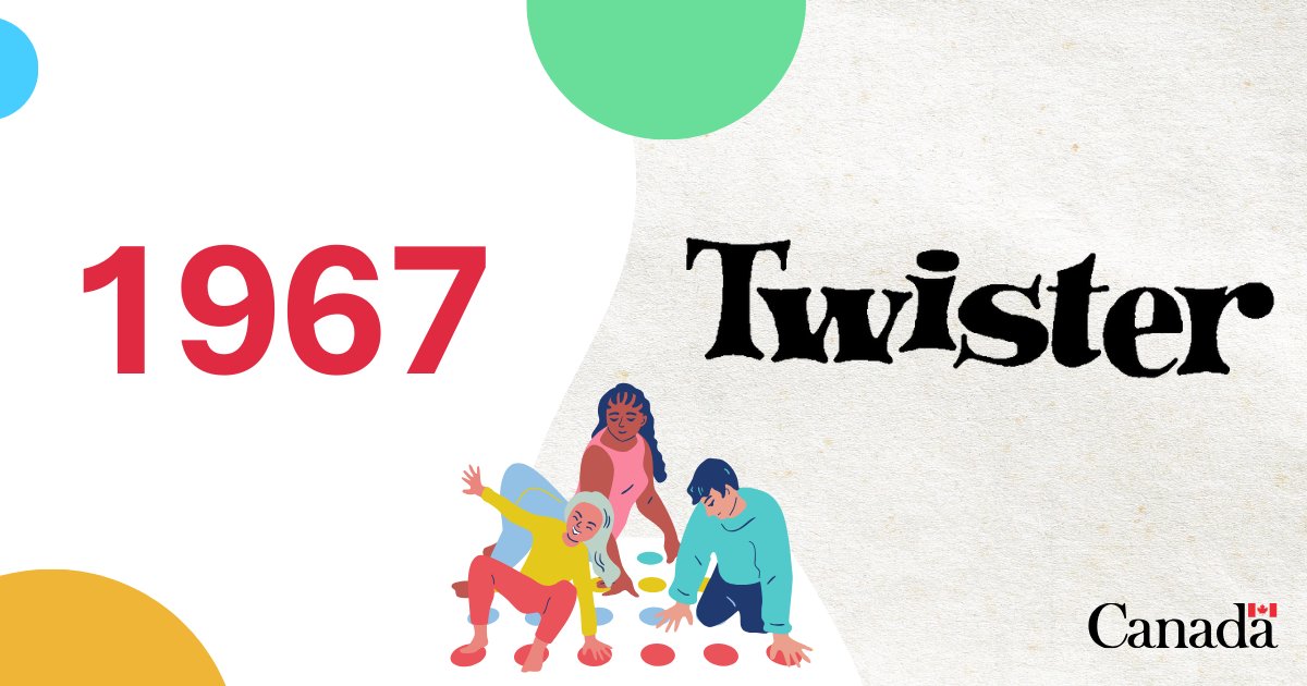 CIPO_Canada's tweet image. #OnThisDay in 1967, @Hasbro officially registered the Twister #trademark, creating a game that continues to bring people together. 🌪️🎲 bit.ly/4rAxS6K