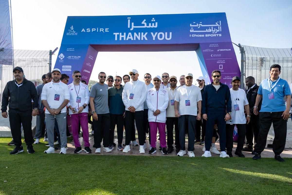 مشاركة شركة #الأولية في #اليوم_الرياضي_للدولة، بالتعاون مع مؤسسة أسباير زون في حديقة أسباير، بصفتها راعياً رسمياً للفعالية.

#Alawalia participation in the National Sports Day, in collaboration with the Aspire Zone Foundation at Aspire Park, as an Main Sponsor.

#qatar